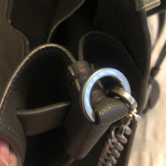 Saint Laurent sac de jour grey tote crossbody - Picture 6 of 8